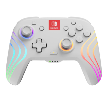 Akcesoria do konsol PDP SWITCH Pad bezprzewodowy AFTERGLOW WAVE - biały